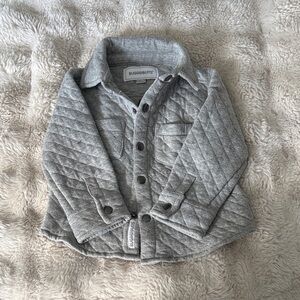 RuggedButts Gray Quilted Kids Shirt